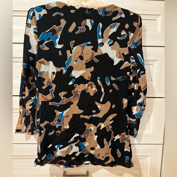 Alfani Multicolor Camouflage Top - Picture 6 of 7